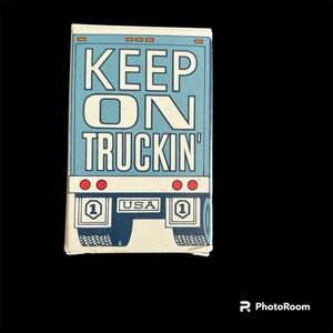 Vintage Avon Keep On Truckin' Fragrance Car Pomander Blue